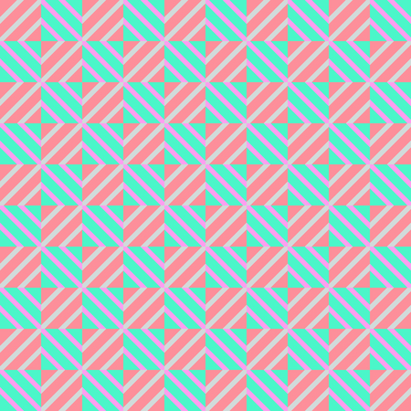 Seamless pattern, geo, geometric background with strips and diamonds, simple modern  print in blue...