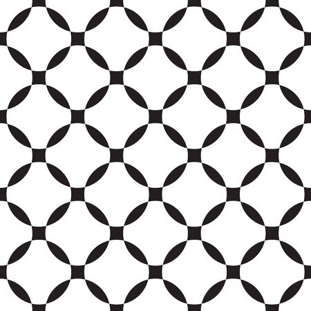Simple geometric seamless pattern with circles.のイラスト素材