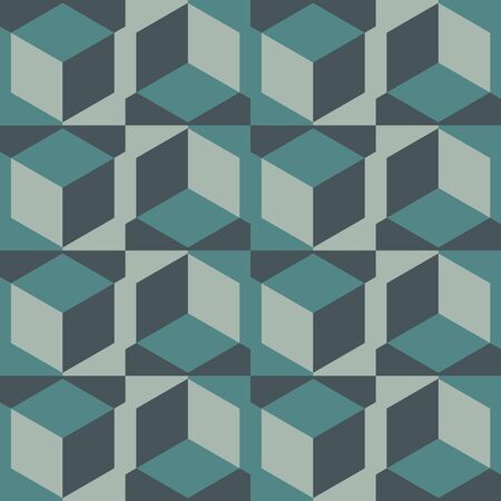 Geometric seamless pattern in color, bright geometric background, colorful vector illustration.のイラスト素材