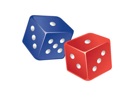 Two diceのイラスト素材