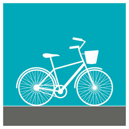 Simple vector bicycle logoのイラスト素材