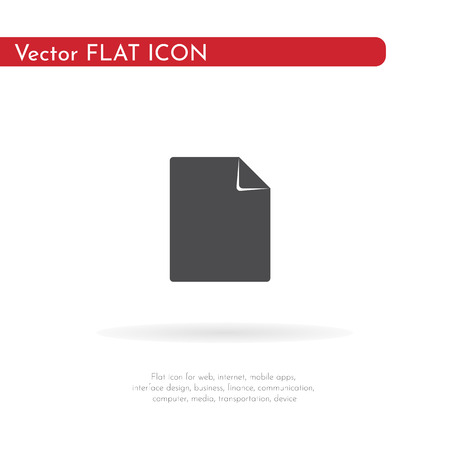 Blank icon. For web, business, finance and communication. Vector Illustration.の写真素材