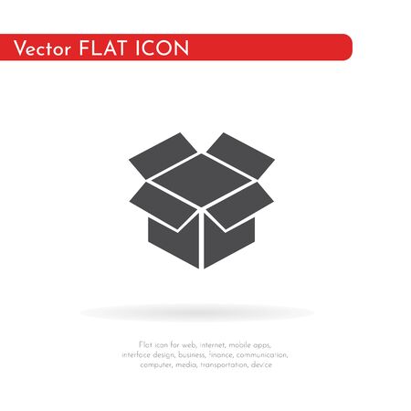 Box hand icon. For web, business, finance and communication. Vector Illustration.の写真素材