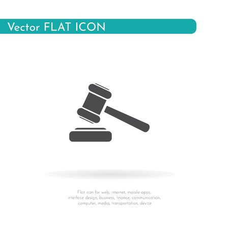 Hammer icon. For web, business, finance and communication. Vector Illustration.の写真素材