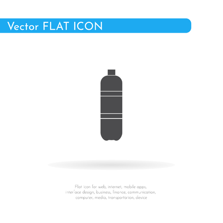 Bottle icon. For web, business, finance and communication. Vector Illustration.の写真素材