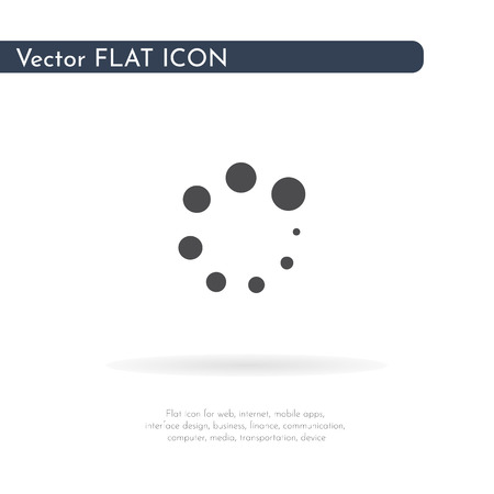 Loading icon. For web, business, finance and communication. Vector Illustration.の写真素材