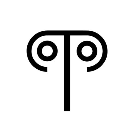 Makemake symbol. Vector icon.の写真素材