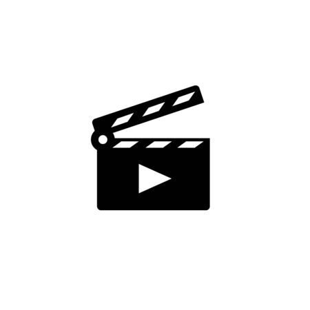 Movie Clapper Open icon.の写真素材