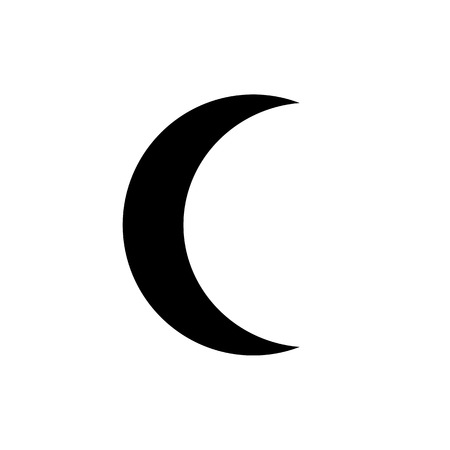 Vector crescent moon.の写真素材