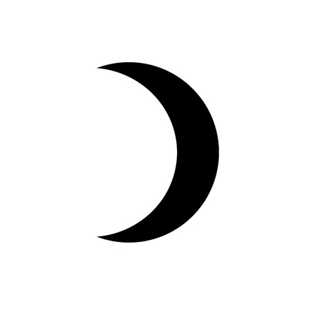 Vector crescent moon.の写真素材