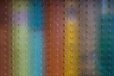 Matte corrugated glass, behind it colored vertical stripes. Bright colors, the boundaries of color...