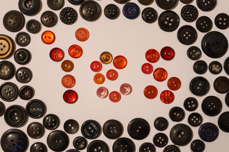 Of the red buttons there is a positive response. Around there are many buttons of black color....