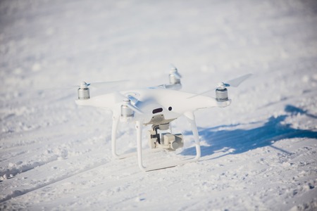 The skier quickly descends from the mountainのeditorial素材