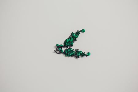 Woman decoration accessories fashion, against white backgroundの写真素材