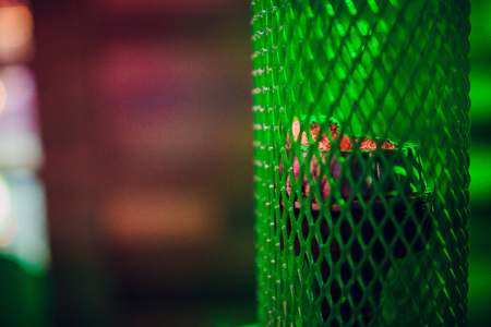 Hookah hot coals protection of green color