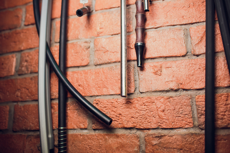 hookah. Hookah hook with aluminum holder accessoryの写真素材