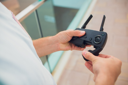 Remote Control Drone Hobby Leisure Entertainment Technology Innovation Concept.の写真素材