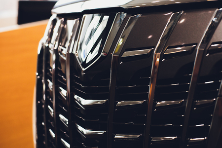 Ufa, Russia, Toyota Shop, 5 November, 2018: Toyota Alphard car is displaying at Toyota.のeditorial素材