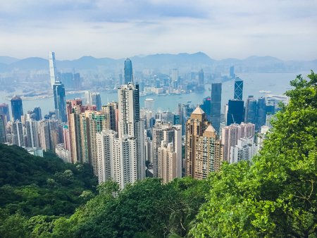 SINGAPORE CITY, SINGAPORE: APRIL 11,2017: high buildingsのeditorial素材