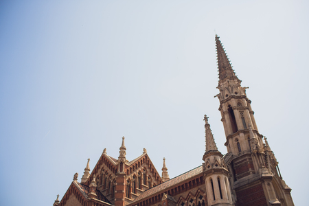 Church and Convent of the Salesians in Barcelona. Catalonia.の写真素材