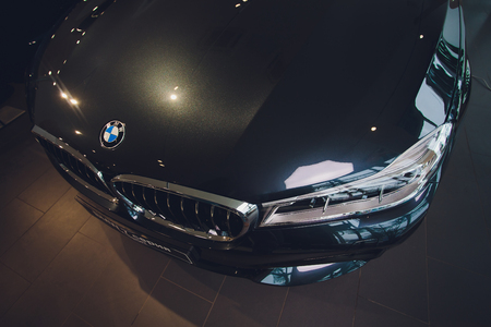 Ufa, Russia, BMW Shop, 5 July, 2018: BMW M760Li xDRIVE 2018 7 series.のeditorial素材