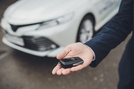 UFA, RUSSIA - 1 MARCH 2018: Toyota Camry newのeditorial素材