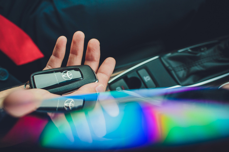 UFA, RUSSIA - 1 MARCH 2018: Toyota Camry newのeditorial素材