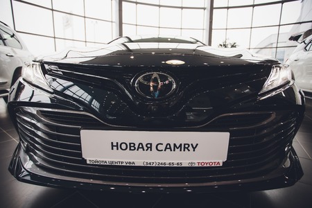UFA, RUSSIA - 1 MARCH 2018: Toyota Camry newのeditorial素材