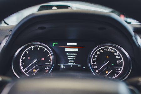 UFA, RUSSIA - 1 MARCH 2018: Toyota Camry newのeditorial素材