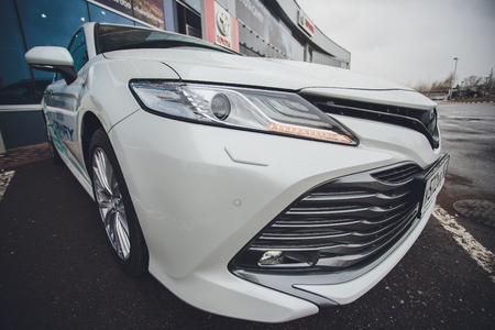 UFA, RUSSIA - 1 MARCH 2018: Toyota Camry newのeditorial素材
