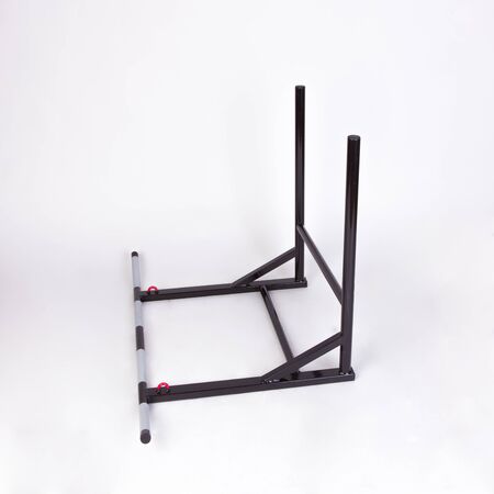 Sports wall horizontal bar isolated on white background.