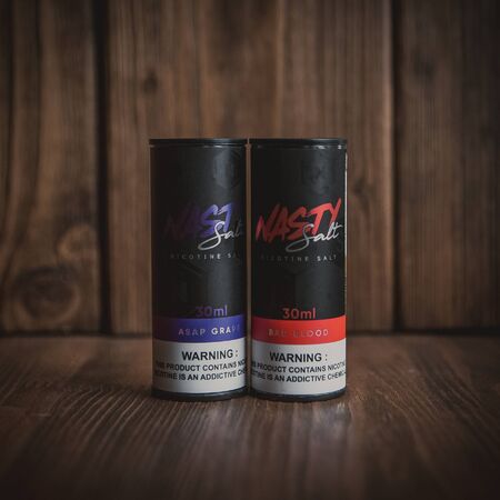 Ufa, Russia, Vape Shop, 1 July, 2019: E-liquid e-juice High vape for electronic cigarette vaping...