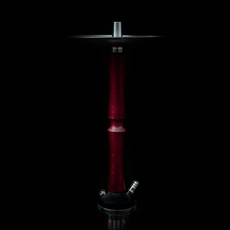 part of the hookah, modern design, on a black background.