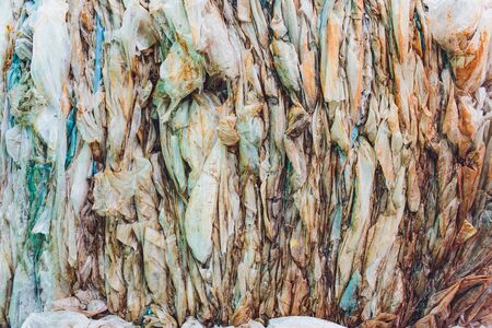 Background garbage bag black bin waste, Garbage dump, Bin,Trash, Garbage, Rubbish, Plastic Bags pile junk garbage Trash texture, Background waste plastic bin bag.の写真素材