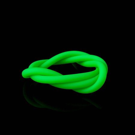 part of the hookah, modern design, on a black background.の写真素材