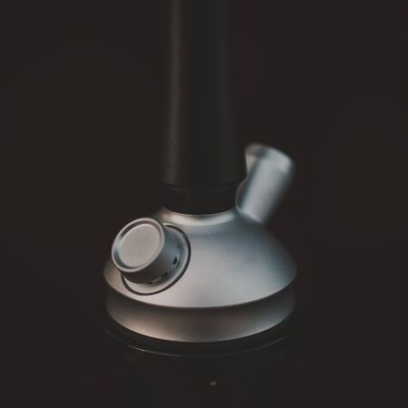 part of the hookah, modern design, on a black background