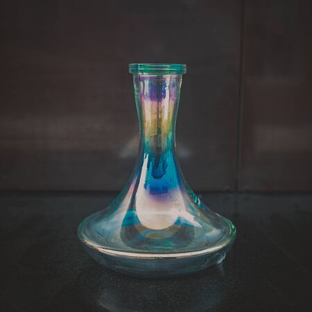 part of the hookah, modern design, on a black background