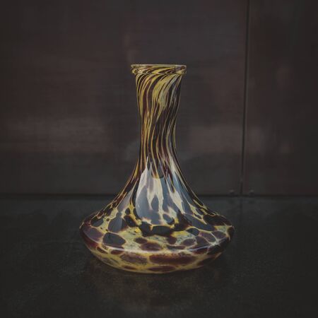 part of the hookah, modern design, on a black backgroundの写真素材