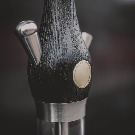 part of the hookah, modern design, on a black background