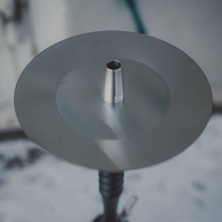 part of the hookah, modern design, on a backgroundの写真素材