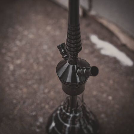 part of the hookah, modern design, on a background.の写真素材