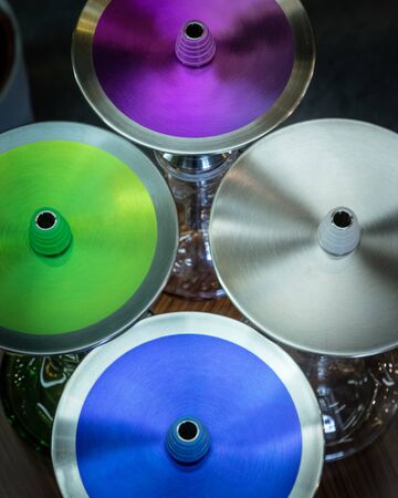 part of the hookah, modern design, on a background.の写真素材