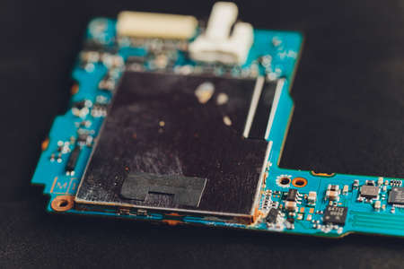 Electronic boards from a compact camera DSLR.