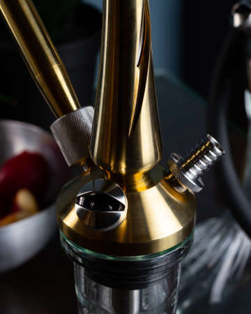 part of the hookah, modern design, on a background.