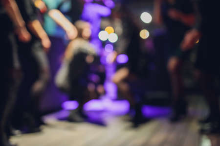 Dancing feet on the dance floor on a wedding day.の写真素材