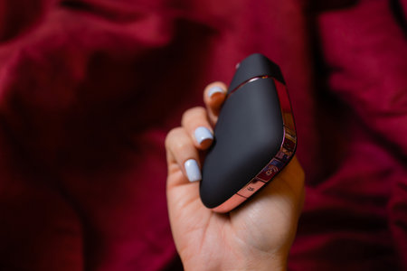 Contactless Clitoral Stimulator Satisfyer Vibrator and masturbation. vacuum