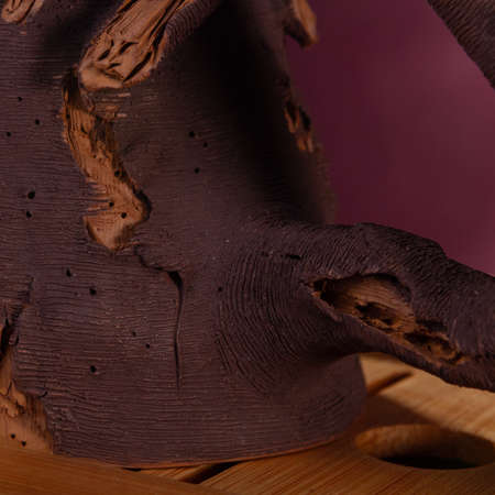 stock image of the tea cup oriental teapot.の写真素材