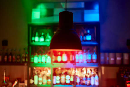 Lamp above the bar. Suitable as either texture or background.