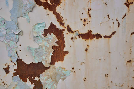 Metal rust wall texture surface natural color use for background.の写真素材