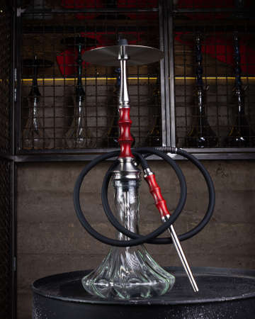 part of the hookah, modern design, on a background.